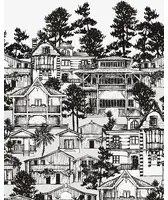 Isidore Leroy Carta da parati panoramica Première Ligne - Grisaille