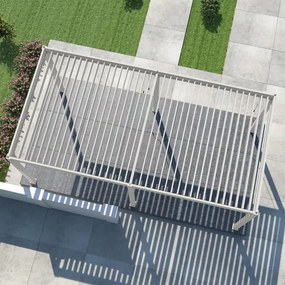 Pergola bioclimatica Ombréa autoportante 3x6M in alluminio
