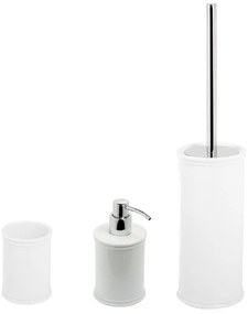 Set di accessori da bagno IMPERO bianco