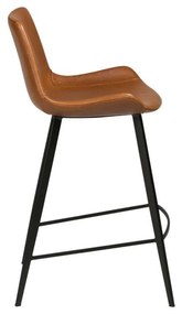 Sgabello da bar in similpelle marrone chiaro, altezza 91 cm Hype - DAN-FORM Denmark