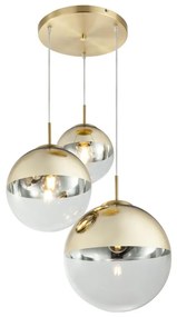 GLOBO 15855-3 - Lampadario a sospensione con filo VARUS 3xE27/40W/230V