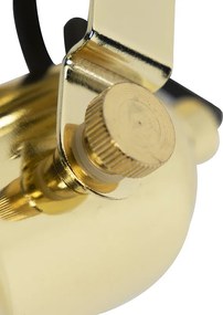 Faretto rotondo industriale oro 1 luce - Tommy