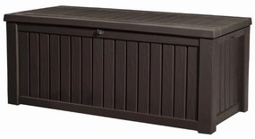 Cassetta portaoggetti da giardino marrone scuro - Keter