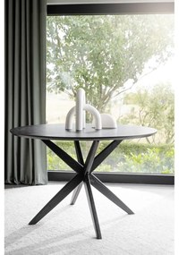 Tavolo da pranzo rotondo con piano in rovere 120x120 cm Calverton - Rowico