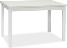 Tavolo Adam in MDF e piano laminato bianco opaco – 100x60 cm