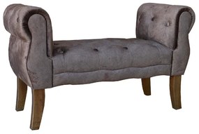 Panca poggiapiedi 96 cm con braccioli - velluto Caffč CHESTER