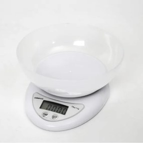 Bilancia da cucina digitale con un bowl 1xCR2032 bianco