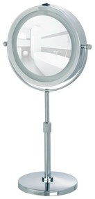 Specchio per make-up con illuminazione/con ingrandimento (5x) ø 13,5 cm Lumi – Wenko