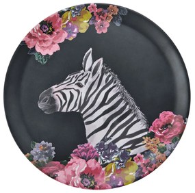 Vassoio rotondo zebra Wild at heart melammina Mikasa