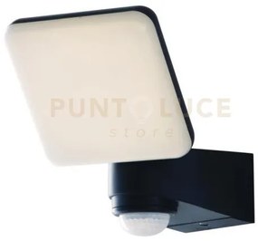 Proiettore led sat antracite 10w 1200lm 4000k con sensore di movime...