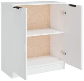 Credenza bianca 60x30x70 cm in legno multistrato