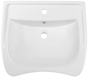 Sapho - Lavabo sospeso accessibile per disabili 60x55 cm ceramica/bianco