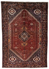 Shiraz Tappeto persiano 220x310 Rosso (Iran) Annodato A Mano