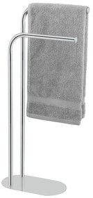 Stand portasciugamani color argento lucido in acciaio inox Levante – Wenko