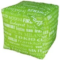 Pouf Puff Puf Cubo 40x40x40cm Big City Verde Avalli