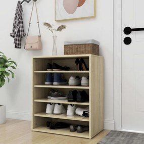 Scarpiera Rovere Sonoma 60x35x70 Cm İn Truciolato /