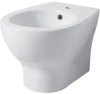 Bidet sospeso serie Touch 53 in ceramica bianca lucida - Disegno Ceramica