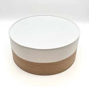 Plafoniera LED SIRJA WOOD LED/20W/230V diametro 35 cm bianco/quercia