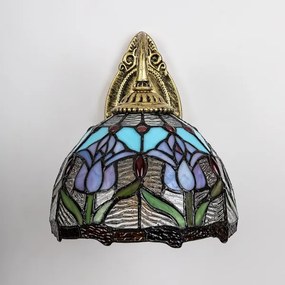 Brilagi - Lampada da parete Tiffany in vetro colorato LORAS 1xE27/40W/230V