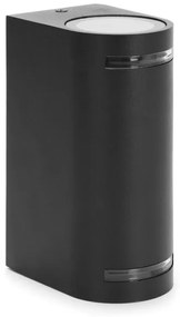 Aigostar - Applique da esterno 2xGU10/35W/230V nero IP54