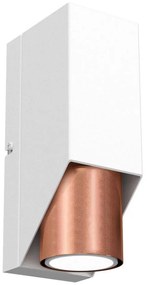 Applique WALL 1xGU10/8W/230V bianco/rame