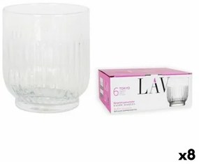 Set di Bicchieri LAV 144877 6 Pezzi (8 Unità) (330 ml)