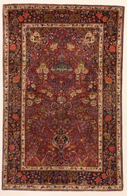 Kashan Tappeto persiano 200x130 (Iran) Annodato A Mano