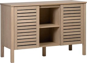 Mobile da bagno a terra L 120 x H 78 x P 50 cm rovere, 2 ante HOMESIGHT Talix