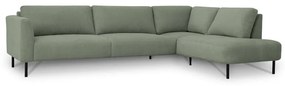 Divano angolare verde (angolo destro) Hero - Scandic