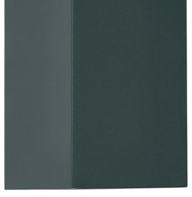 Lampada da parete moderna verde scuro 2 luci GU10 70mm IP54 - Baleno