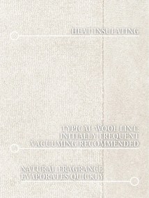 Tappeto color crema in misto lana tessuto a mano 200x300 cm Kari – Villeroy&amp;Boch