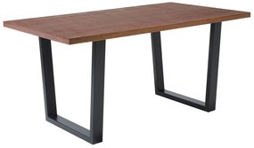 Tavolo da pranzo legno scuro 160 x 90 cm AUSTIN Beliani