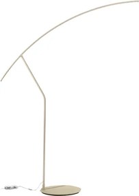 Piantana a LED 146x202 cm moderna in metallo Oro FOLAGA