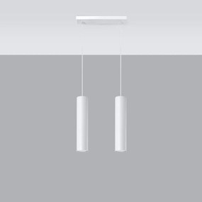 Lampada a sospensione 2xGU10 in acciaio LAGOS 2