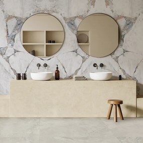 Gres Porcellanato Effetto Marmo Prezioso Bianco Opaco 120X120 - Ebrp751