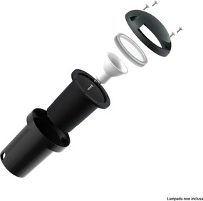 Faretto Calpestabile GU10 Monodirezionale IP66 - Doppio pressacavo