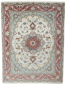 Tabriz Tappeto persiano 200 x 160 Beige (Iran) Annodato A Mano