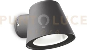 Gas applique estreno ip43 1 luce attacco gu10 antracite