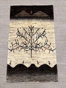 Loribaft Tappeto 60x100 Beige (Iran) Annodato A Mano