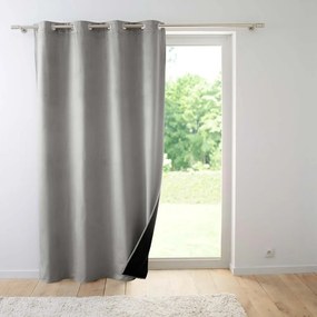Tenda termoisolante grigia in velluto 140x260 cm Polarchic – douceur d'intérieur