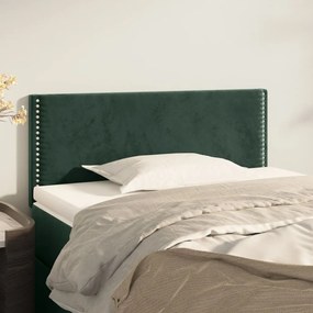 Testiera Verde Scuro 100x5x78/88 Cm İn Velluto /