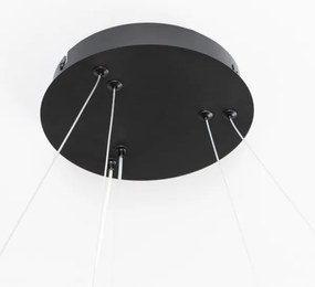 Brilagi - Lampada a sospensione dimmerabile su cavo FALCON SLIM LED/68W/230V Ø 50 cm nera + telecomando