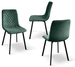 AULENA - sedia di design moderno in velluto