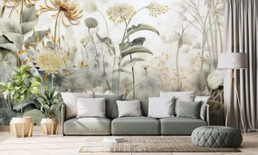 Carta da parati – Fiori avvolti dalla natura