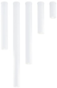 Plafoniera TECNO 1XL da soffitto, base GU10, Bianca Colore Bianco