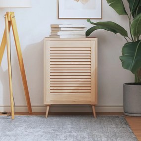 Anta Con Design A Lamelle 61,5x49,4 Cm İn Legno Di Pino /