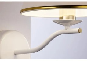 Jupiter 2086 - Lampada da parete SAMBA 1xE27/15W/230V bianco/oro