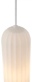 Nordlux - Lampada a sospensione con cavo MIELLA 1xE27/25W/230V bianco