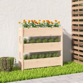 Fioriera 112x25x104,5 Cm İn Legno Massello Di Pino /