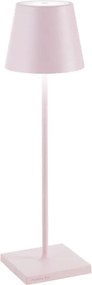 Poldina Pro luce Zafferano da tavolo LED finitura rosa